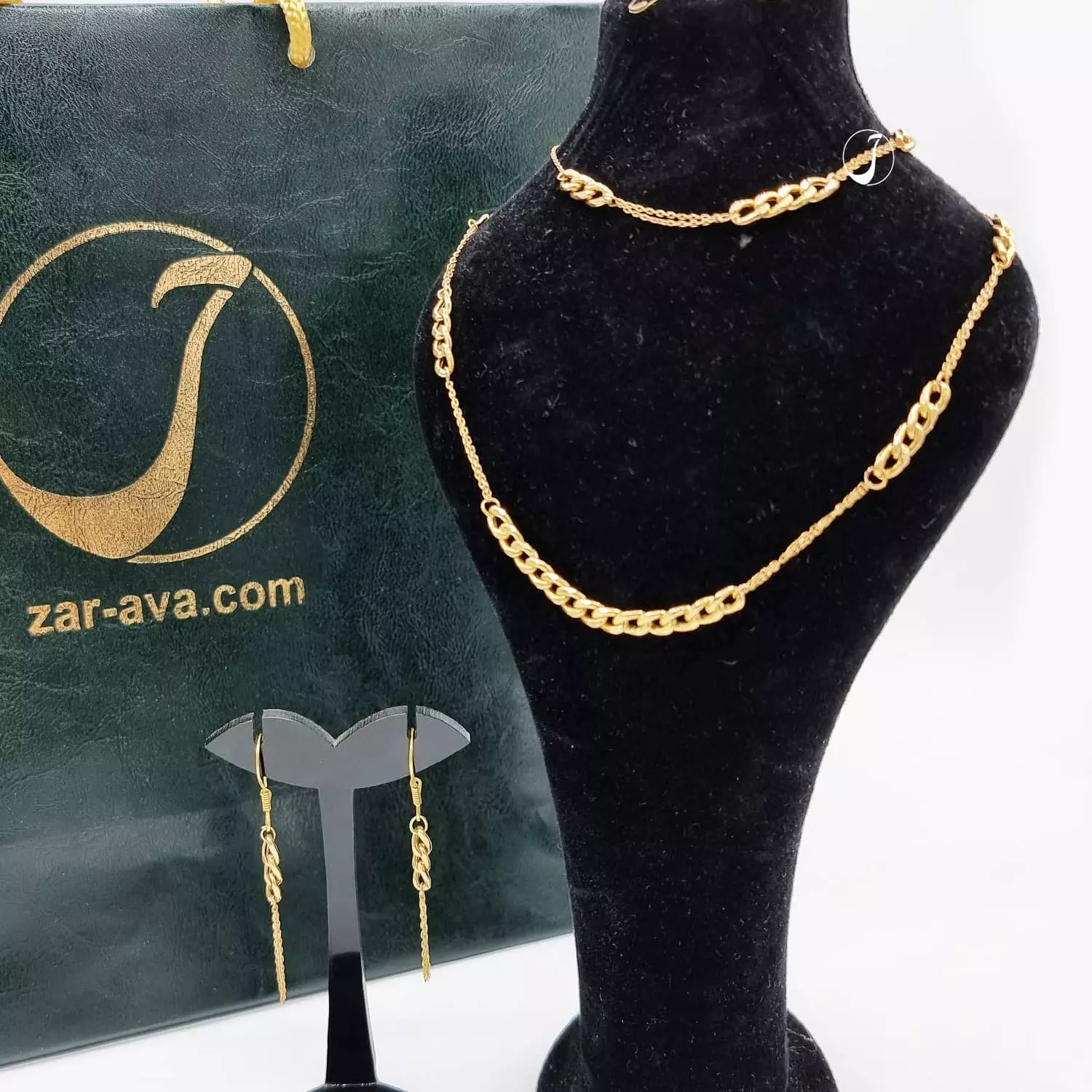 Cartier necklace and earrings set code 105 2 زرآوا فروشگاه اینترنتی و گالری طلا و جواهرات زرآوا